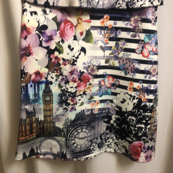 Scuba fabric skirt set - Picture 3 of 15